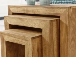 Lot de 3 tables gigognes PATTANI