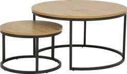 Lot de 2 tables gigognes SPIRO