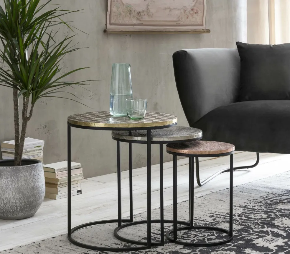 Lot de 3 tables gigognes THIS&THAT