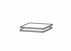 Lot de 2 tablettes  A0033.9F22