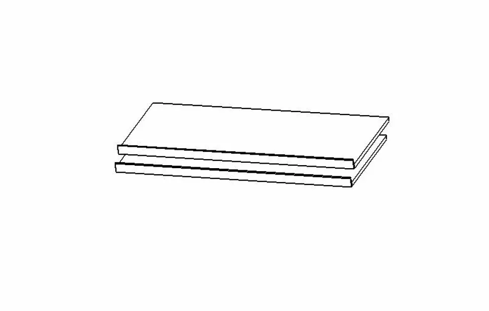 Lot de 2 tablettes pour chaussures A0033.9FH2