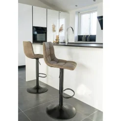 Lot de 2 tabourets de bar MIDDELFART