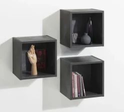 Lot de 3 étagères murales MUNDI