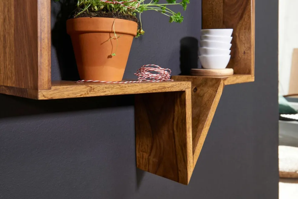 Lot de 2 étagères murales NEVADO COPA