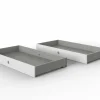 Lot de 2 tiroirs de lit VALENCIA