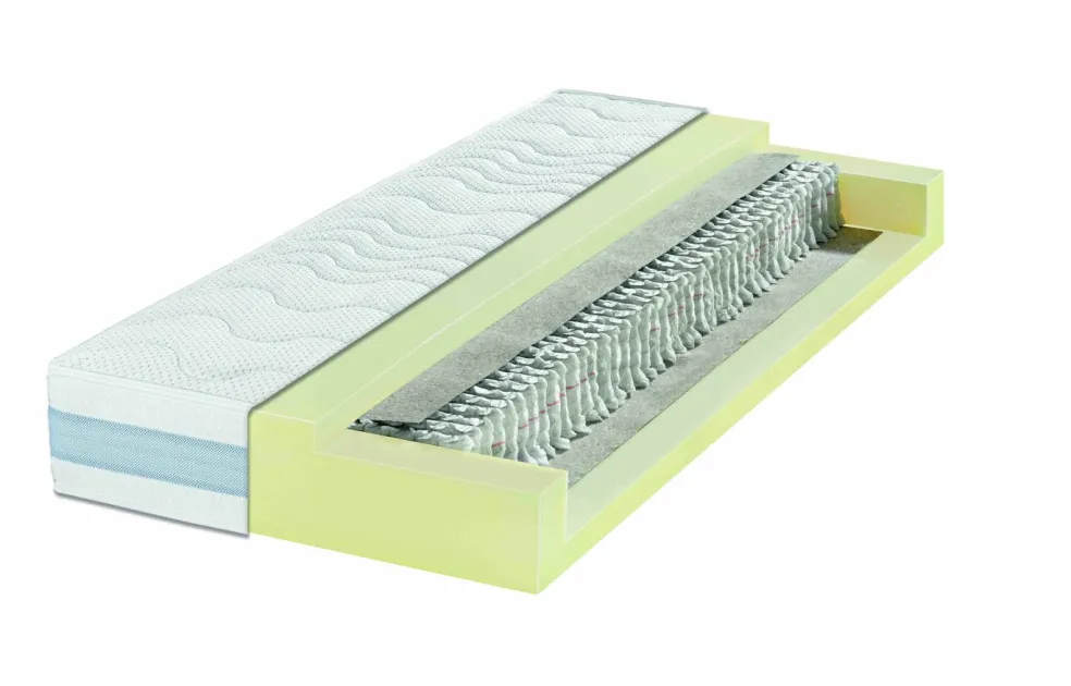 Matelas à ressorts ensachés tonneaux ALLMEDTFK1000-H3