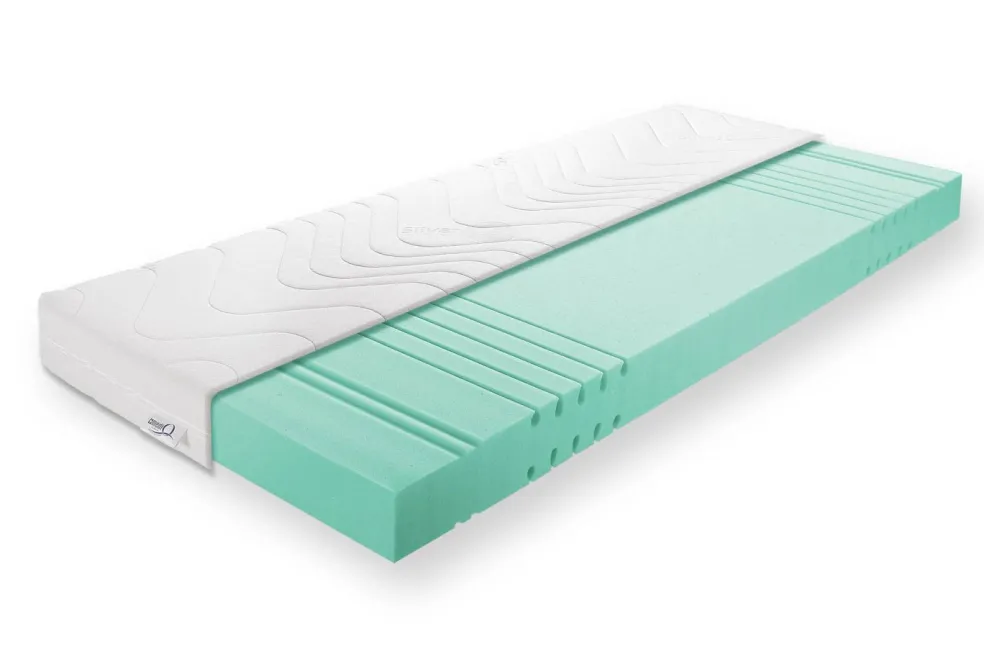 Matelas en mousse haute résilience ALLMED LUNA PRO H2