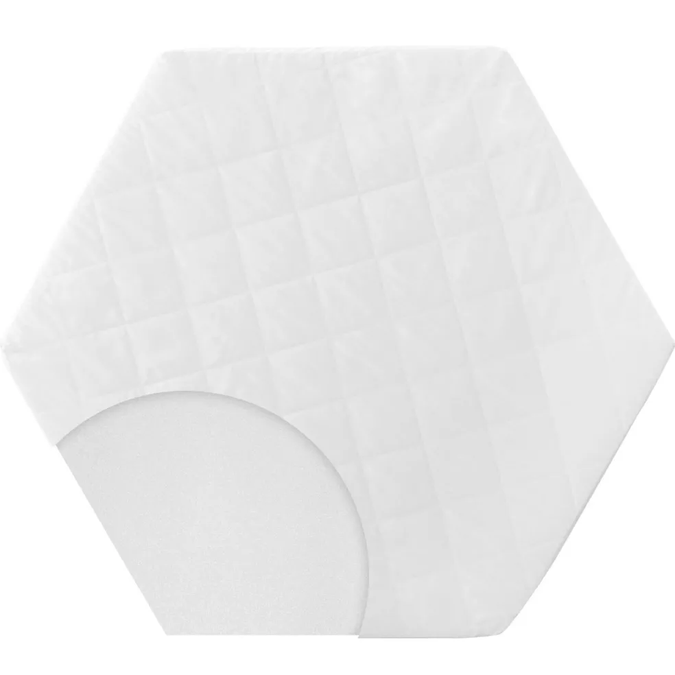 Matelas pour parc bébé ton blanc