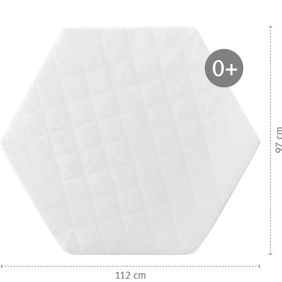 Matelas pour parc bébé ton blanc