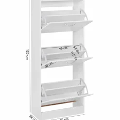 Meuble à chaussures à abattants TUMAN