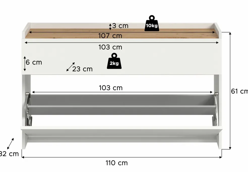 Meuble à chaussures DRIVE