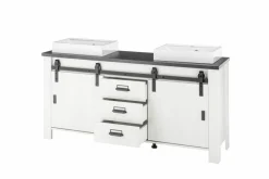 Meuble bas avec double vasque SHERWOOD