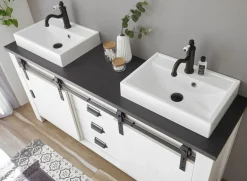 Meuble bas avec double vasque SHERWOOD
