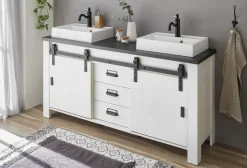 Meuble bas avec double vasque SHERWOOD