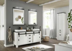 Meuble bas avec double vasque SHERWOOD