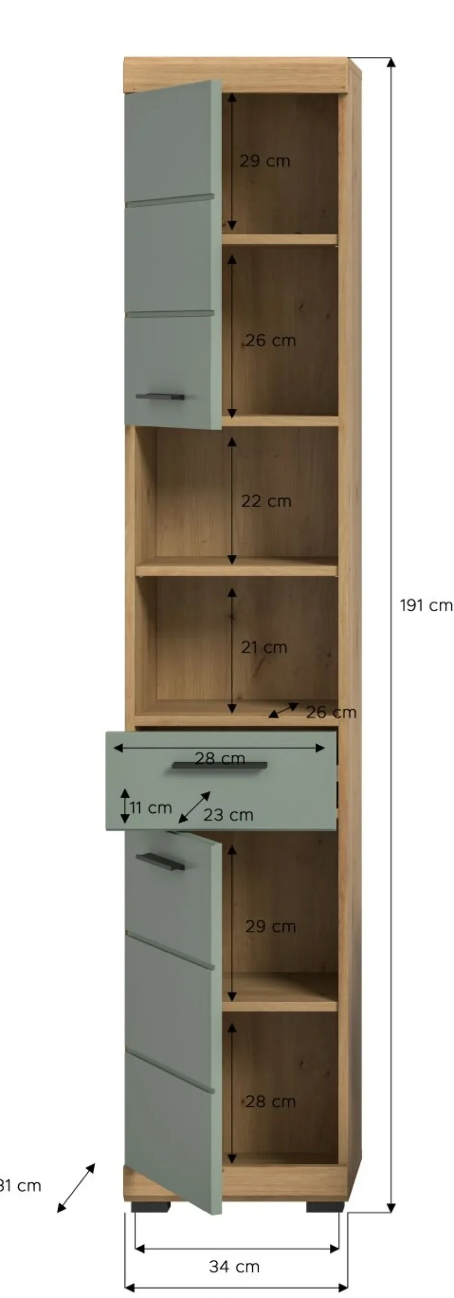 Meuble colonne SEWULA