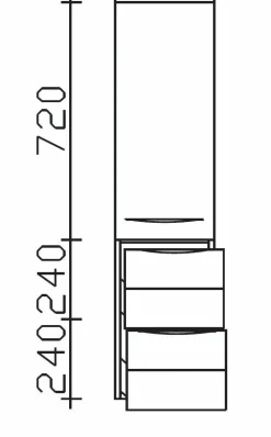 Meuble colonne SOLITAIRE 6025