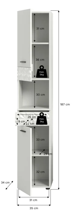 Meuble colonne ZIWAY