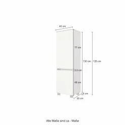 Meuble demi-colonne 40 cm KOPENHAGEN