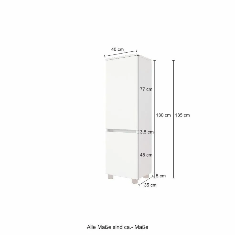 Meuble demi-colonne 40 cm KOPENHAGEN