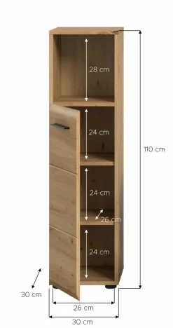 Meuble demi-colonne BONGA