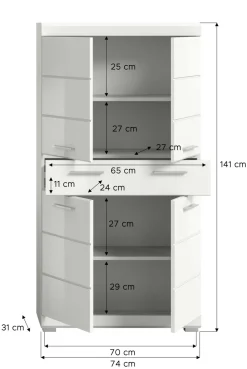 Meuble demi-colonne SEWULA