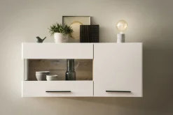 Meuble haut vitrine SALERNO