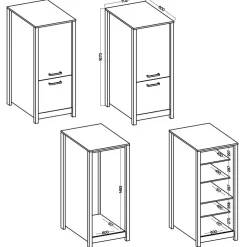 Meuble pour l'équipement SICILIA