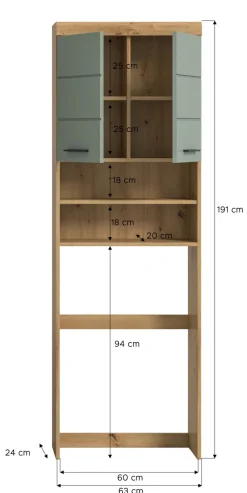 Meuble pour machine à laver SEWULA