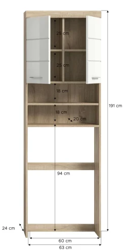 Meuble pour machine à laver GIMBI