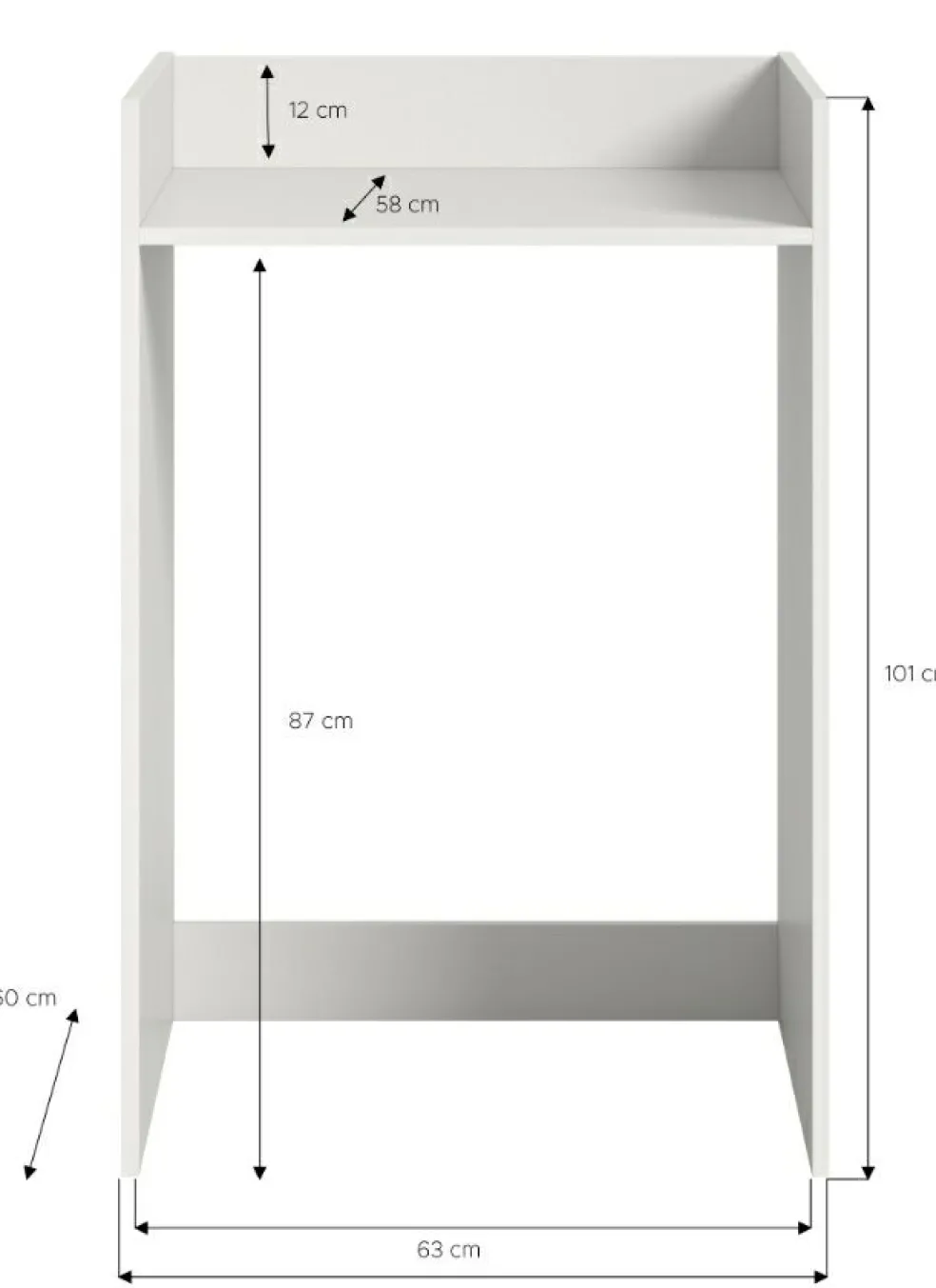 Meuble pour machine à laver MEKI