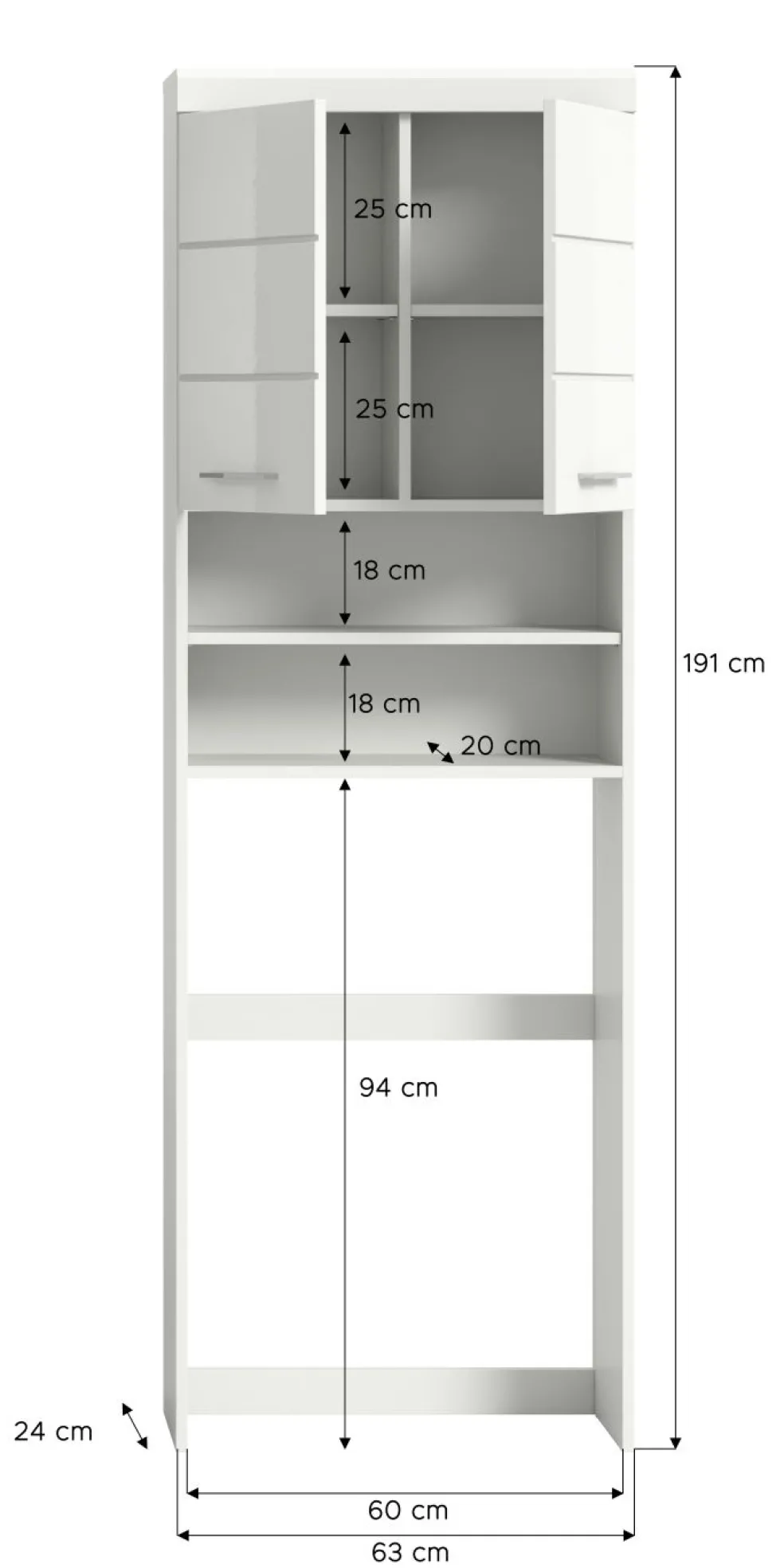 Meuble pour machine à laver SEWULA
