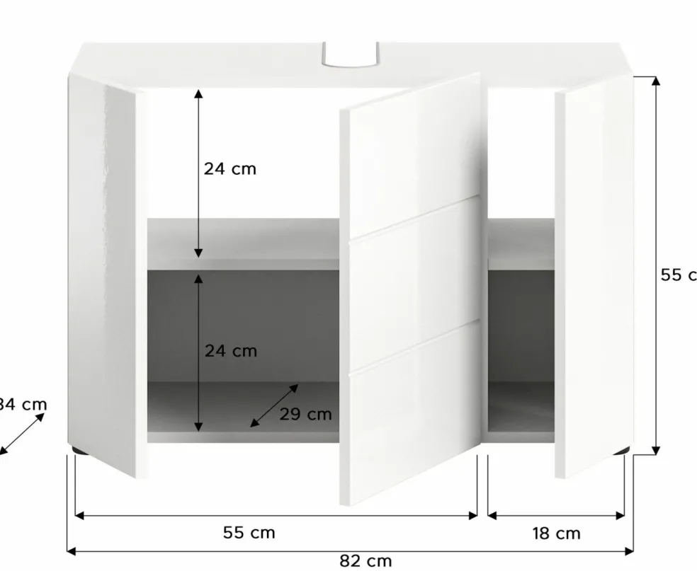 Meuble sous lavabo AMBO