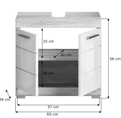 Meuble sous lavabo GIMBI