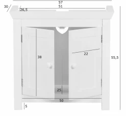 Meuble sous lavabo PALCARAJU