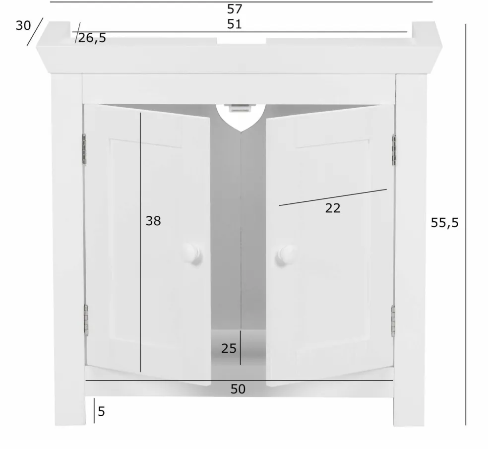 Meuble sous lavabo PALCARAJU