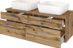 Meuble sous vasque 120 avec vasque à poser DAVOS