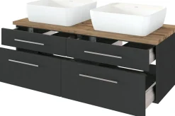 Meuble sous vasque 120 avec vasque à poser DAVOS