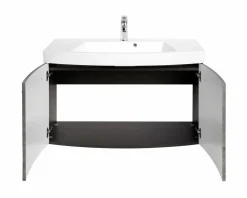 Meuble sous vasque 100 avec vasque en fonte minérale FLORIDA