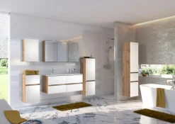 Meuble sous vasque avec double vasque LUCCA