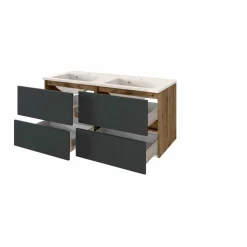 Meuble sous vasque avec double vasque LUCCA