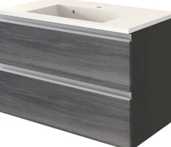 Meuble sous vasque avec lavabo 80 cm AREZZO