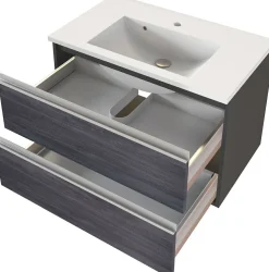 Meuble sous vasque avec lavabo 80 cm AREZZO