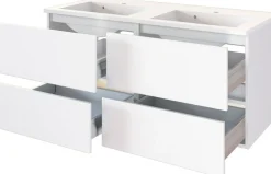 Meuble sous vasque avec plan vasque 120 BAABE