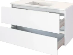 Meuble sous vasque avec plan vasque 100 BAABE