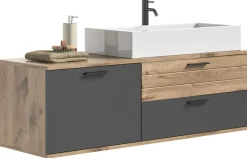 Meuble sous vasque avec vasque AGARO