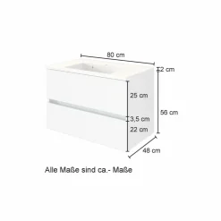 Meuble sous vasque avec vasque HELSINKI