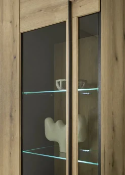 Meuble vitrine combiné CANTARA