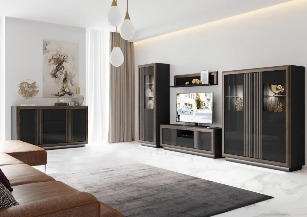 Meuble vitrine droit SAVONA