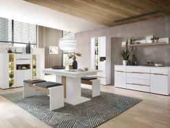 Meuble vitrine MEAGAN